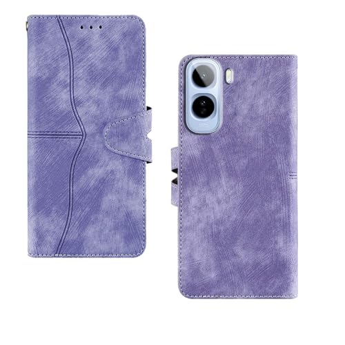 Image of amazon basics Vivo T5 Pro 5G Flip Cover | Card Pockets Wallet & Stand | Flip Cover for Vivo T5 Pro 5G (Purple)