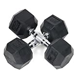j/fit Rubber Hex Dumbbells