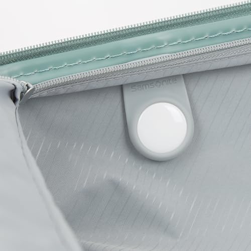 Image of Samsonite Elevation Plus - Medium Hardside Luggage - Scratch Resistant Polypropylene Shell, RightHeight Adjustable Handle, Integrated AirTag Holder, TSA Lock, WetPak Compartment - Cypress Green