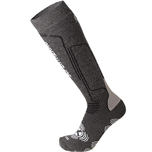 Calcetines de esquí Mico CA00116 en color antracita y talla grande 41/43