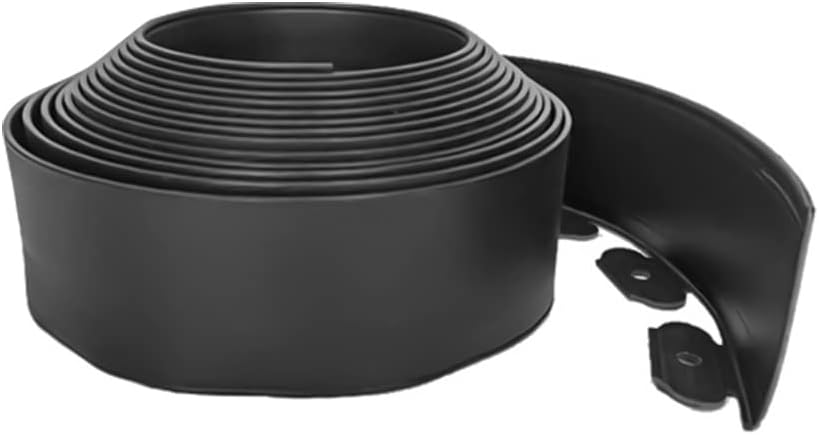 YUEWO No Dig Landscape Edging 2"*32.8' Plastic Garden Edging Border Flower Bed Lawn Edging Borders for Yard, Grass