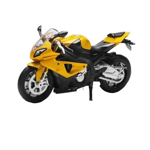 Miniature BMW S1000 RR 1:12 modèle alliage métallique collection station Gulf