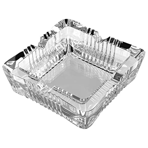 UZQL Glass Ashtray for Weed and Cigarettes Cover