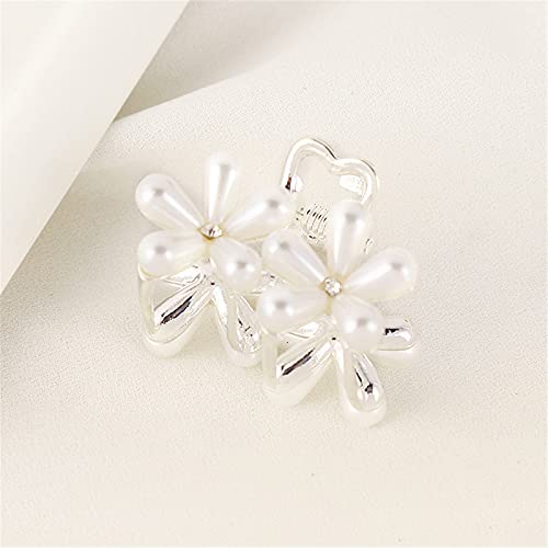 Pinza for el cabello de mini perlas y clip de flores color B 3