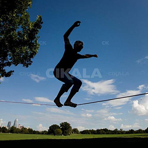 Slackline + Cinta Catraca + Alças + Rosa 15,7 M