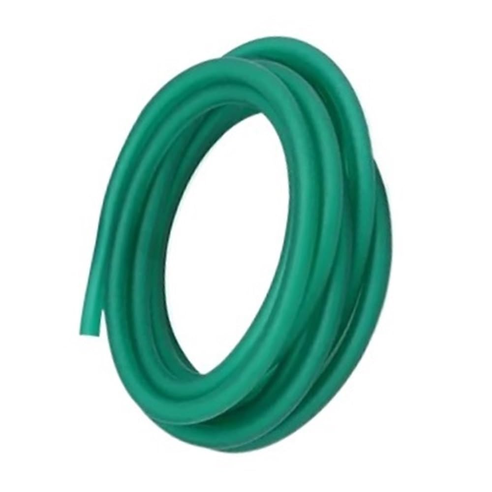Hochdruckbeständiger Latexgummischlauch – 1 m, 5 m, 10 m – flexible, langlebige, UV- und kältebeständige Schläuche(Dark green,5mx3mmx6mm)