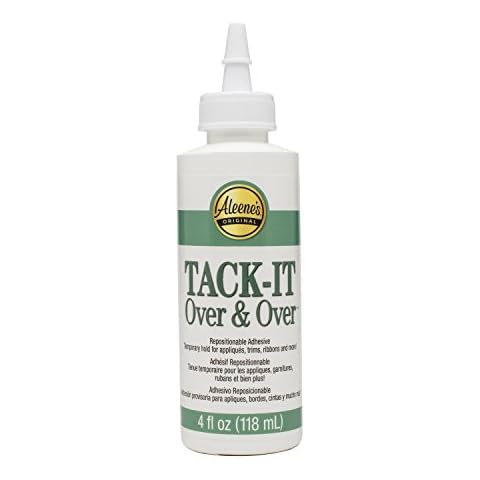 Aleene's 29-2 Tack-It Over & Over Liquid Glue 4oz, Clear Cover