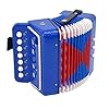 Voggy’s accordeon / 7 tonen 2 bassen en luchtventiel – De kinderaccordeon in vrolijk gekleurd design nodigt kleine muzikanten vanaf 3 jaar uit tot muzikaal spel en plezier, ca. 180 x 175 x 100 mm