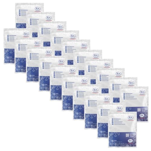 IEA Medical Sofort-Kälte-Kompresse (15 3 x 12 7 cm) 20 Stück | Einmal-Kühlpacks für Prellungen Insektenstiche und andere Verletzungen | Einfach verwendbare Kühlpads | Vielseitig Einsetzbar