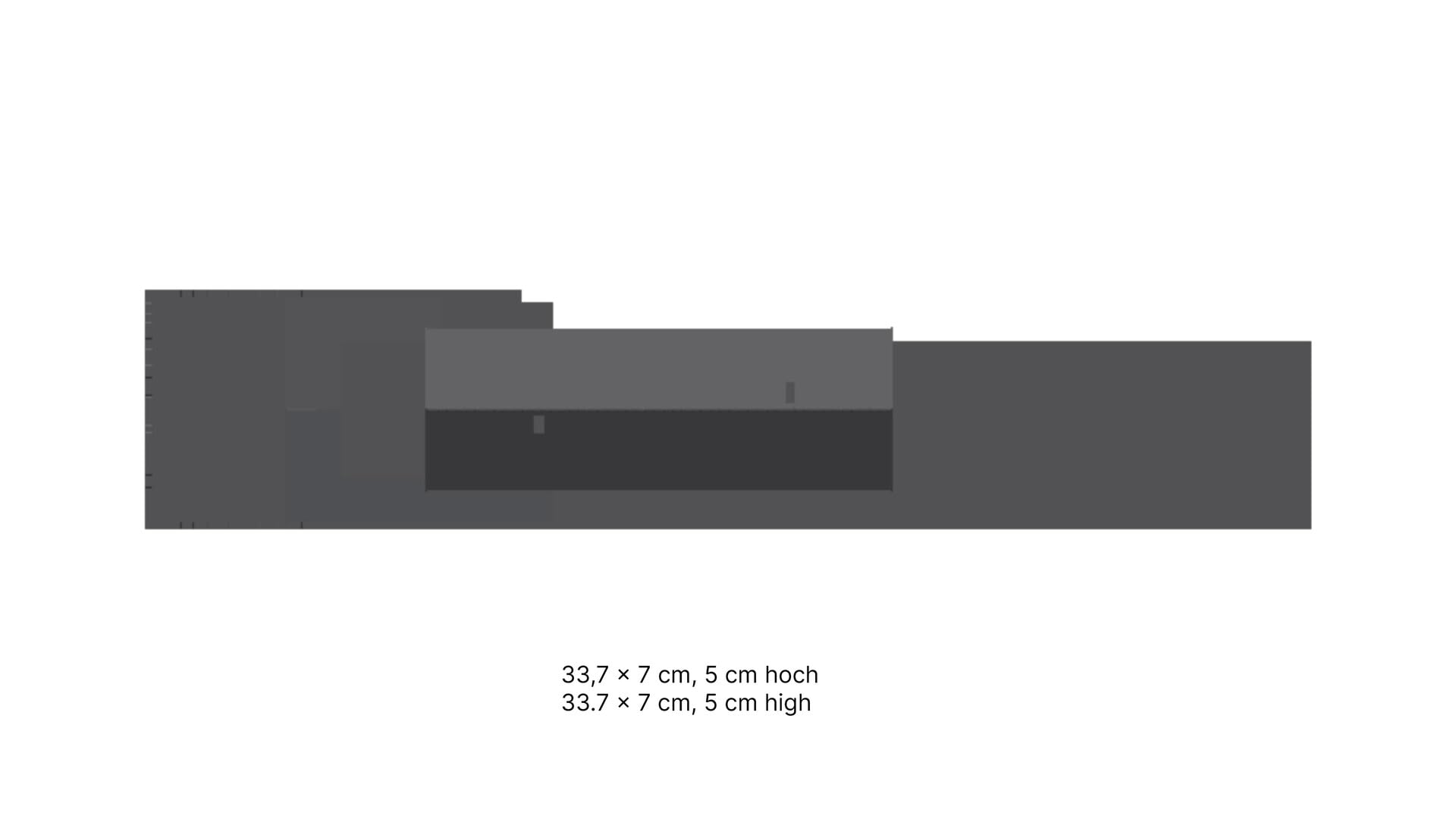 NOCH Dworzec kolejowy "Bergün", zestaw modelarski, 33,7 x 7 cm z techniką cięcia laserowego na tor N, idealna budowa kolejki