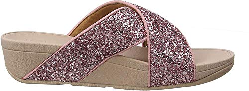 Image of FitFlop Lulu Multi-Tonal Glitter Toe Post Sandals