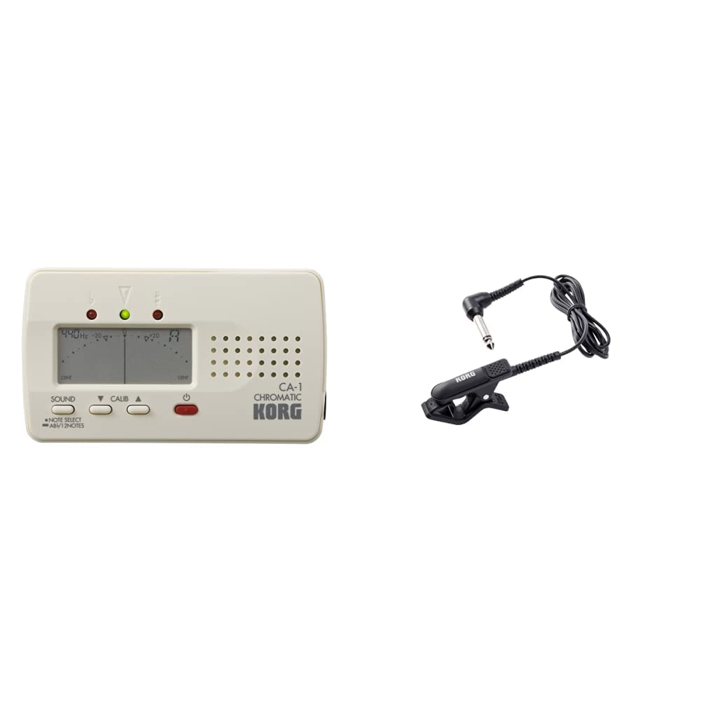 KORG CA-1, Chromatisches Stimmgerät/Tuner & CM-300-BK Stimmgerät CM 300-BK