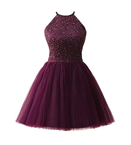 purple homecoming dress
