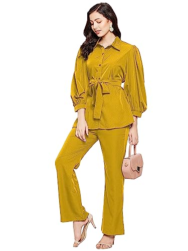 Image of Girls /Women Printed 34 sleeves co- ords set-107