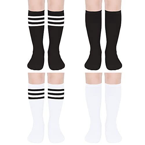 DOOVID Kids Soccer Socks Toddler Baseball Knee High Tube Socks Boys Sports Football Sock2