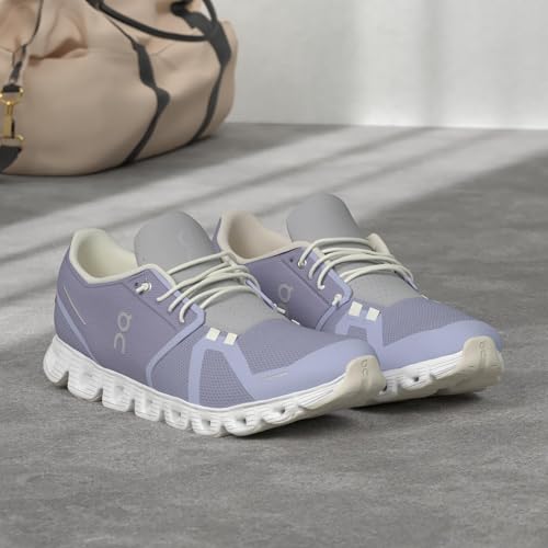 On Women's Cloud 5 Sneakers, Nimbus/Alloy, 9.52