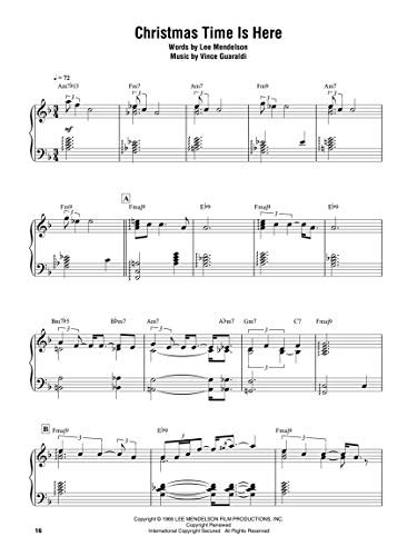 A Charlie Brown Christmas - Artist Transcriptions Piano Songbook | Vince Guaraldi Sheet Music for Holiday Favorites | Includes "Christmas Time Is Here" and More - Image 6