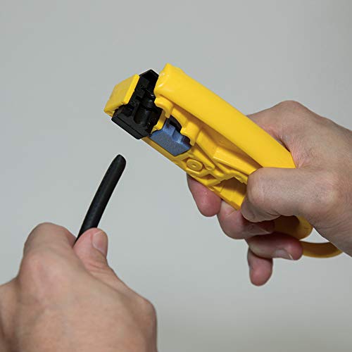 Dual Cartridge Radial Stripper Klein Tools Vdv100-801-Sen , Yellow #TOP5