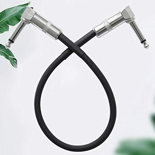 EXCEART Guitarra Patch Cable Cabo de Áudio Instrumento Instrumento Musical Acessório- 30Cm/ 11. 8In