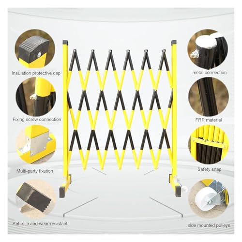 Barrière de circulation rétractable et extensible pour sécurité mobile - 6