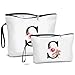 DBPBToU A-Z Set 2 Beauty Case Donna, Trousse Trucchi Per Viaggio, Idea Regalo Personalizzata Con Lettere, Regali Donna Per Compleanno (S)