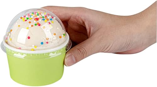 Miniatura 7 de Solo tapas tapas en forma de cúpula, 50 tapas de plástico transparente para tazas de Coppetta To Go de 3 onzas - Las tazas se venden por separado,