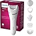 Philips Epilierer Series 8000, kabelloser Nass- und Trockenepilierer für Beine und Körper, Haarentfernungsgerät, mit 6 Zubehörteilen, Modell BRE715/00
