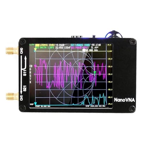 NanoVNA-H analizador de antena para solucionar problemas de señal en bandas HF, VHF y UHF