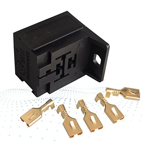 Support relais 5 broches auto idéal pour sécuriser vos circuits électriques 6,3 mm
