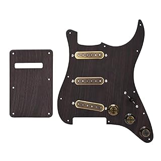 JOPESA Chargé précâblé, Ensemble de micros Pickguard chargés de Guitare Vintage SSS Pickguard chargé Gracieux for Les… - Les Beatles, Paul McCartney, John Lennon, RIngo Starr, George Harrison