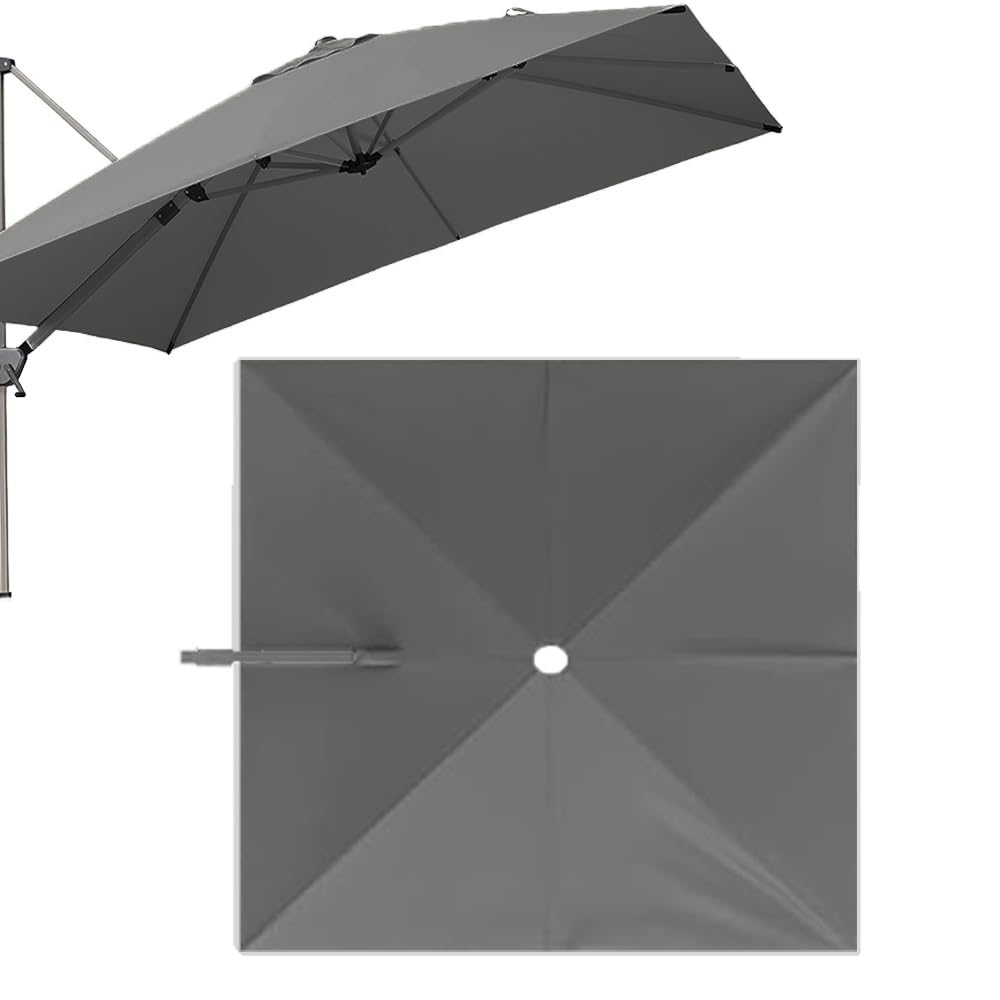 Toile de rechange parasol déporté 3m pour terrasse et piscine