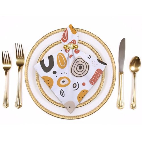 Servilletas de Tela Reutilizables Diseño Floral 4 unidades miniatura 3