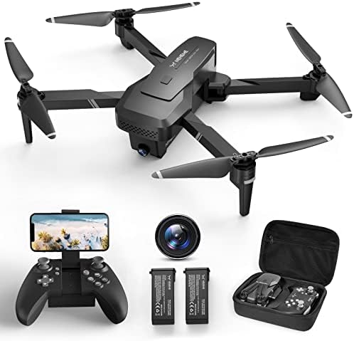 NEHEME Drones with Camera for Adults, NH760 1080P FPV Drone for Kids Beginners, Foldable WIFI RC Quadcopter with 2 Batteries for 32 Min Flight, Carrying Case, Altitude Hold, Toys Gifts for Boys Girls