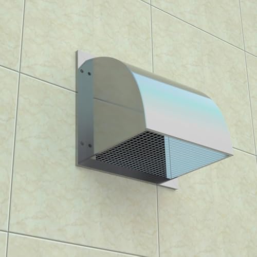 Couvercle pour 8 pouces de conduit d'aération carré : solution pour évacuation murale - 4