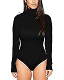 Photo Gallery geling body donna collo alto maniche lunghe basic top tuta bodysuit leotard bodycon jumpsuits tops nero s Photo Gallery geling body donna collo alto maniche lunghe basic top tuta bodysuit leotard bodycon jumpsuits tops nero s