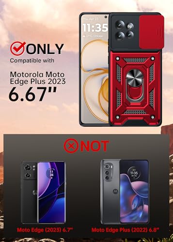 Coque Moto Edge-Plus 2023 double couche résistante avec béquille
