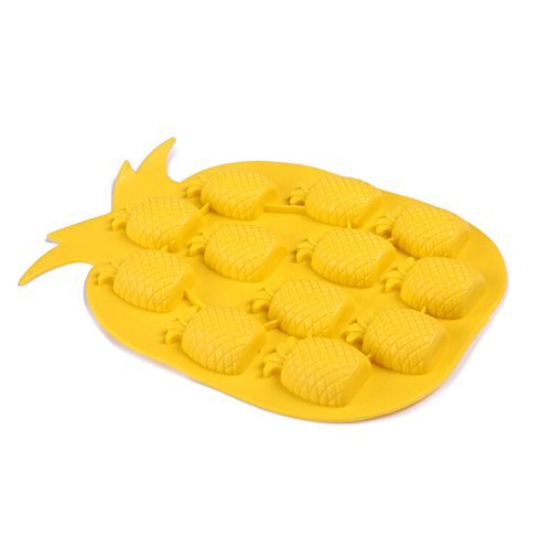 Yunko Pineapple Party Novelty Silicone Jello Chocolate Mold Ice Cube Tray