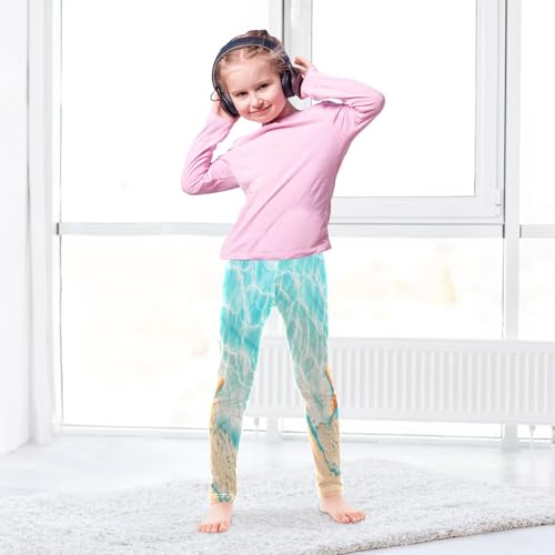 Toddler Girls Leggings Printed Yoga Pants Leggings Beach Starfish for Kids4