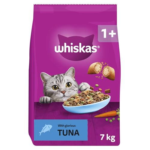 WHISKAS Adult Dry Cat Food 7kg with Tuna