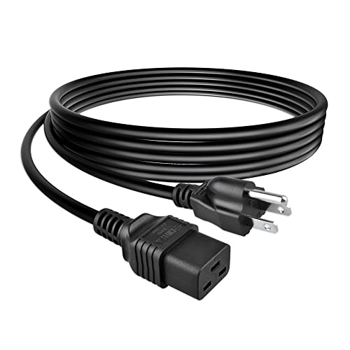 SLLEA 3 Prong Polarized UL 18 Gauge 6ft Replacement Power Cord Pigtail Tool Heavy Duty 110V 115V 120V Supply Cable for AC Appliance, NEMA 1-15 Plug US SJT 14AWG (16A)