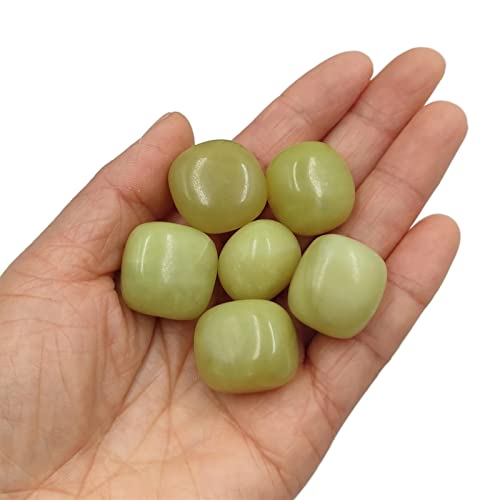Cube de Jade Citron Naturel 2-3cm AMUCK Pierre Roulée Maison - 6