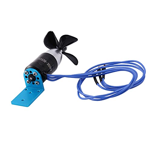 Quystetes IPX8 Propulsor SubacuáTico Impermeable 2838 350KV 2.4KG Motor Sin Escobillas de Empuje con HéLice de 55Mm 60Mm para ROV RC Barcos CW