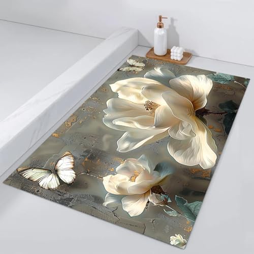 Alfombra de flores retro para decorar la mesa de café del salón de 160x230cm 5