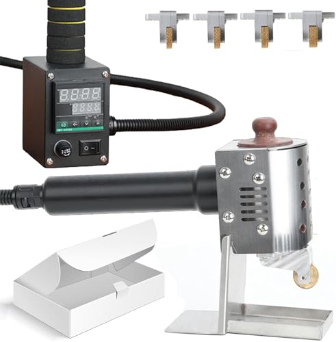 Professional Hot Melt Glue Dispenser,4 Roller Sizes,50-220? Heating,For Crafts,Bonding and Fixing (50ml)