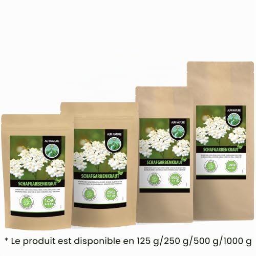 Alpi Nature Achillée Millefeuille Tisane 250g, Herbe d'Achillée Millefeuille Séchée et Coupée – vue 8