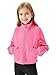Meikulo Girls Zip Up Sweatshirt Kids Fashion Stand Collar Fleece Lined Jacket with Pockets 7-14 Years Pink