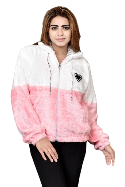 Women's Fleece Winter Jacket, Wool Zip-Up, Soft Fluffy Cold-Weather Outerwear-picture-43