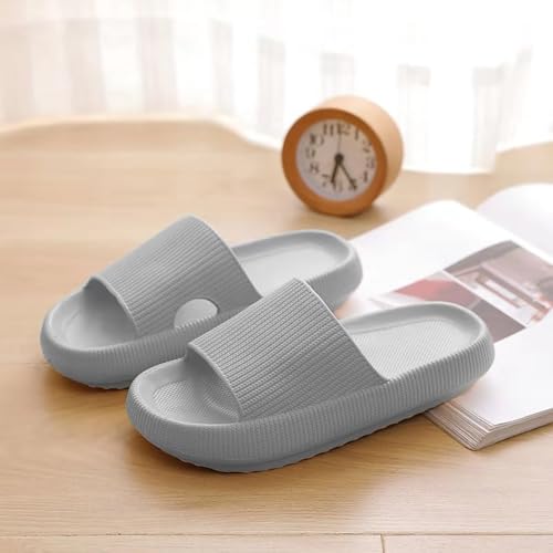 Pillow Slippers for Women and Men Non Slip Quick Drying Shower Slides Bathroom Sandals2