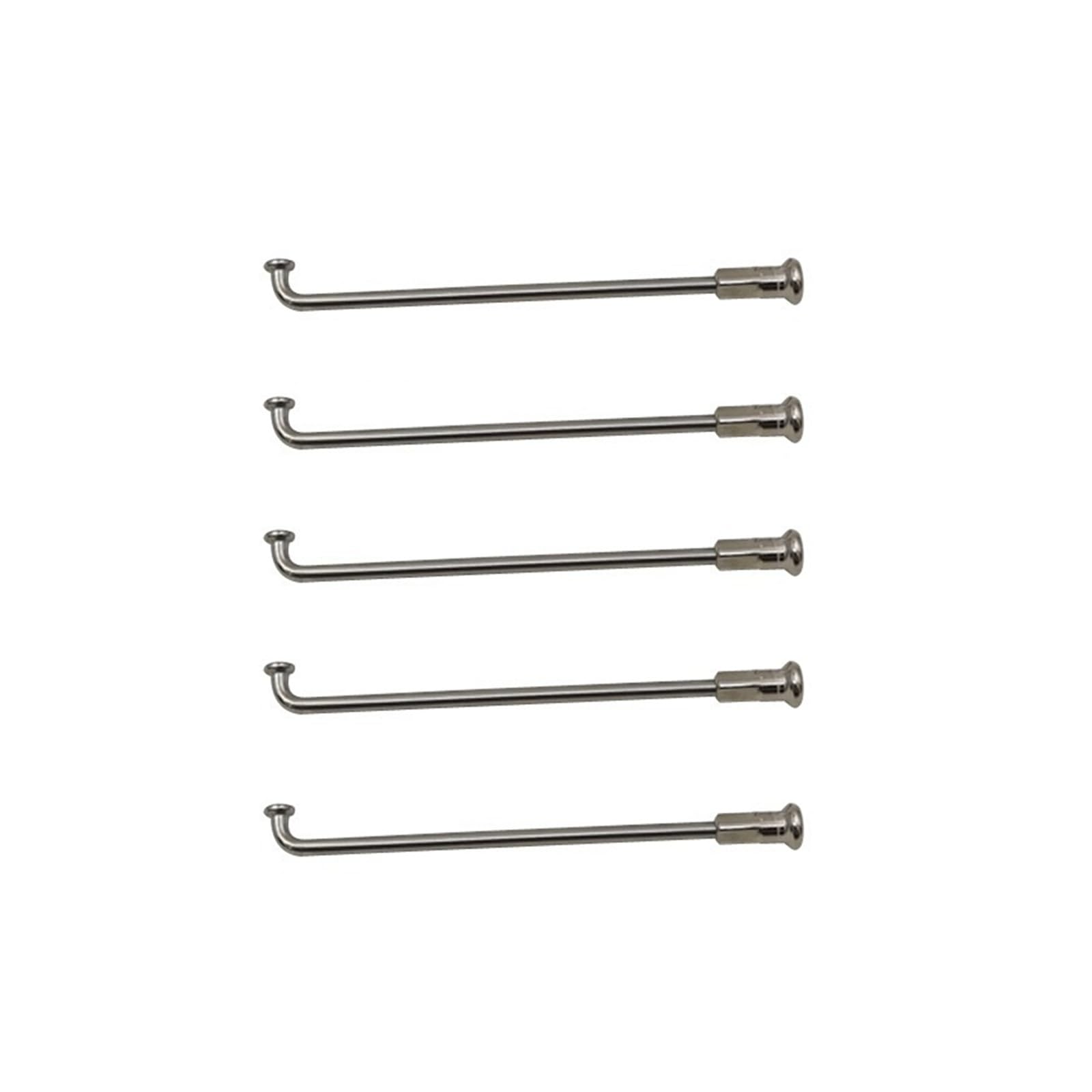 36 raggi per bici elettriche da 12 G, 2,6 mm, in acciaio inox 304, curvatura a J, 55-112 mm, con nippli, resistenti, per riparazione di ruote di bicicletta