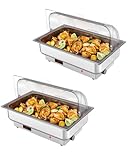 GarveeHome 2 Pack Electric Chafing Dishe...